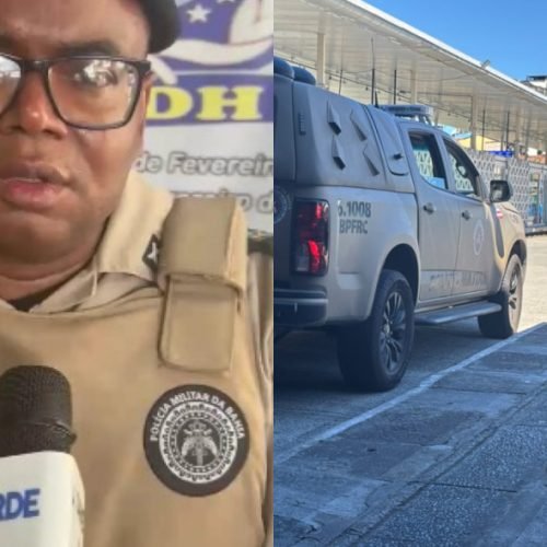 Intervenção policial na Lapa: mulher com faca em ônibus pede ajuda para irmã