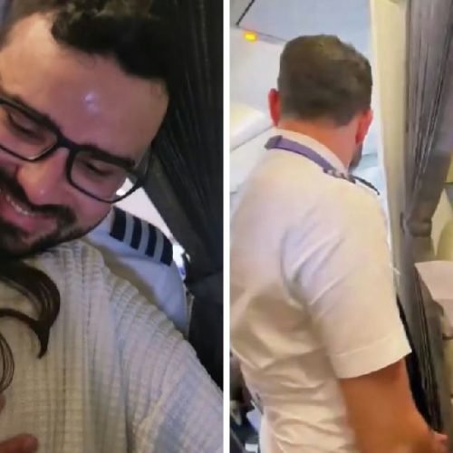 Mãe surpreende filho ao embarcar em voo comandado por ele e emociona internautas