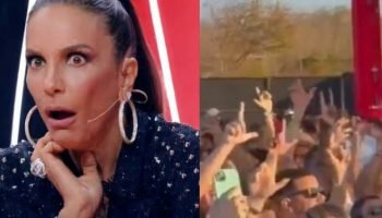 Manifestação política de fãs de Ivete Sangalo marca show em Fortaleza