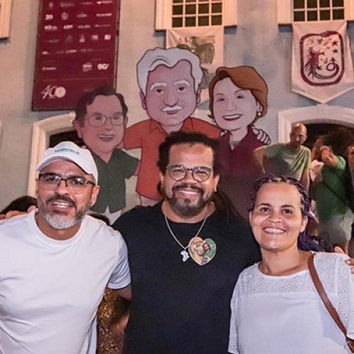 Marcelo Carvalho destaca apoio popular em visita à Flipelô durante campanha ao Senado