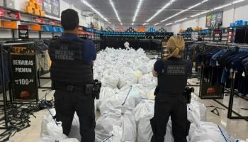 Operação da Receita Federal resulta na apreensão de mais de R$ 1 milhão em produtos falsificados em Salvador