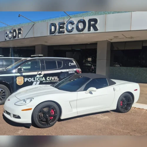 PCDF apreende carro de luxo em nova fase da Operação Black-tie no Distrito Federal