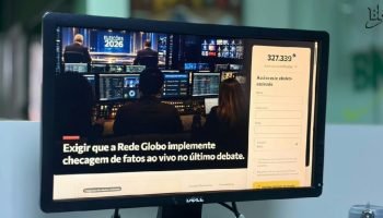 Petição com 300 mil adesões cobra checagem em tempo real em debate presidencial da Globo
