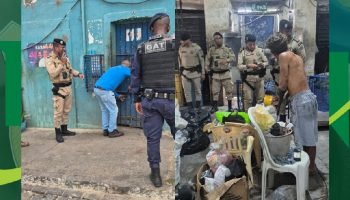 PM liberta idoso mantido trancado à noite em ferro-velho de Salvador