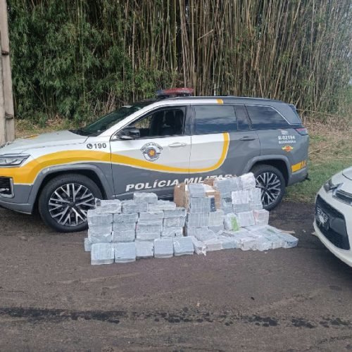 Polícia apreende carga milionária de peças de celular sem nota fiscal em Santa Cruz do Rio Pardo