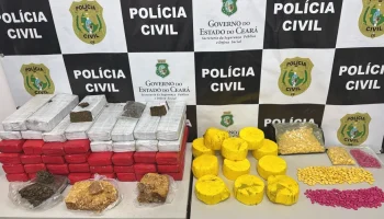 Polícia Civil apreende 50 kg de drogas e mil comprimidos de ecstasy em Juazeiro do Norte