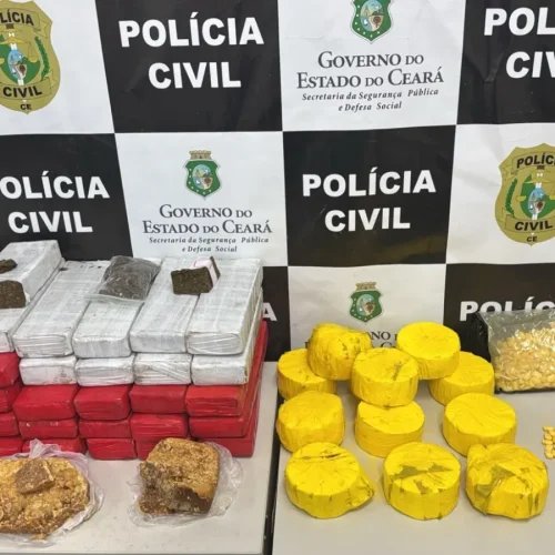 Polícia Civil apreende 50 kg de drogas e mil comprimidos de ecstasy em Juazeiro do Norte