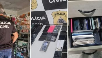 Polícia Civil apreende cem celulares em operação contra receptação em Barreiras