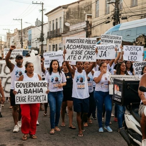 Protesto por justiça no caso Léo Lanches marca convenção do PT em Salvador