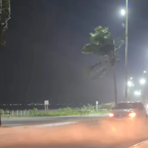 Rio de Janeiro recebe alerta da Defesa Civil para ventos fortes e chuvas