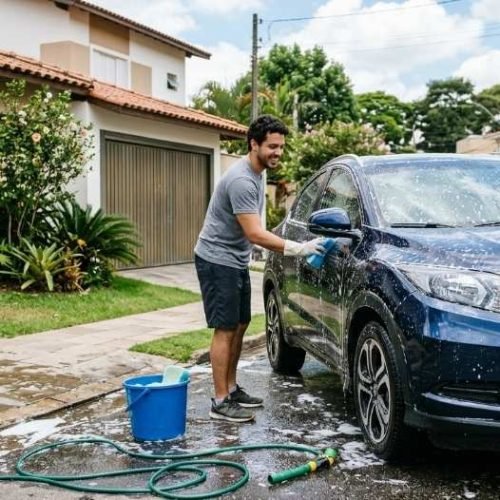 Saiba como evitar danos permanentes na pintura do seu carro durante a lavagem doméstica