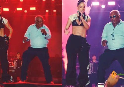 Seu Edu, o 'terror do Inss', volta a brilhar em show de Michele Andrade na Bahia