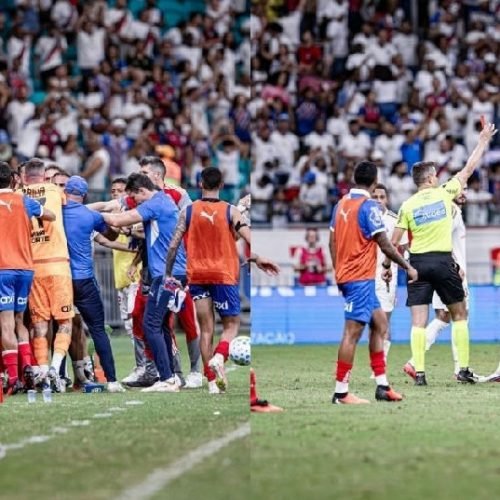 Súmula detalha expulsão de Everaldo após tumulto em Bahia e Internacional
