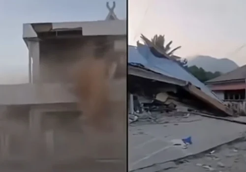 Terremoto de magnitude 7,7 causa mortes e destruição na Indonésia