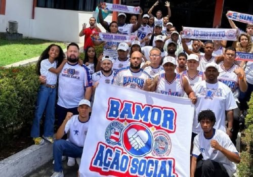 Torcida Bamor promove mutirão de doação de sangue no Hemoba em Salvador
