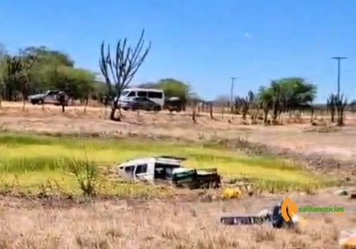 Van com nove passageiros invade fazenda e termina submersa em lagoa na Bahia